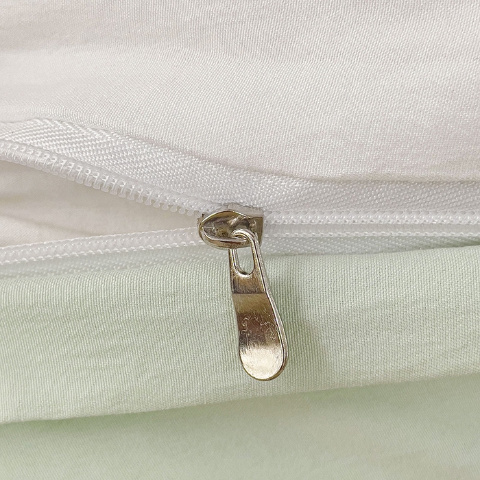 91家纺网 家纺一手货源 找家纺 韩巢家纺 2024新款超柔水洗棉毛巾绣学生宿舍上下铺单件被套-小精灵系列 小精灵白绿