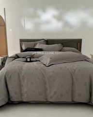 91家纺网 家纺一手货源 找家纺 安莱生活 2024新款60S天丝棉提花四件套-凯撒 凯撒-乐渝