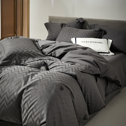 91家纺网 家纺一手货源 找家纺 （总）安莱生活 2024新款60S天丝棉提花四件套-凯撒