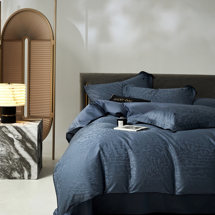 91家纺网 家纺一手货源 找家纺 （总）安莱生活 2024新款60S天丝棉提花四件套-凯撒