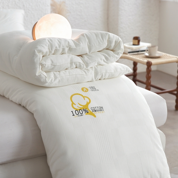 91家纺网 家纺一手货源 找家纺 （总）安莱生活 2024新款A类生态无染新疆细绒棉花被