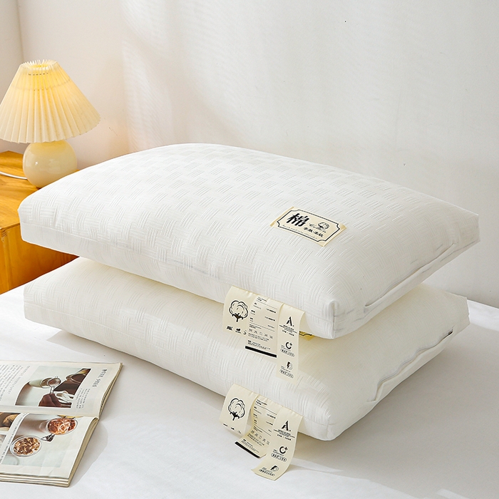 91家纺网 家纺一手货源 找家纺 （总）大熊枕芯 2024新款原棉华夫格针织枕头枕芯