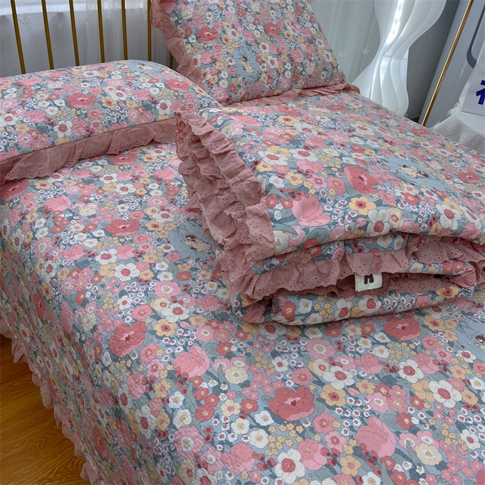 91家纺网 家纺一手货源 找家纺 暖居 2024新款豆豆被四件套 安娜公主