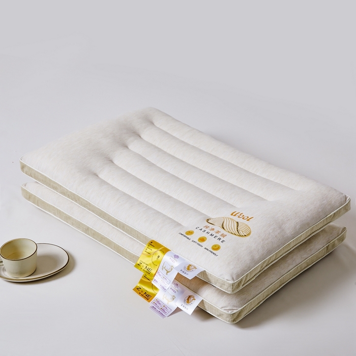 91家纺网 家纺一手货源 找家纺 （总）爱尚家枕芯 2024新款植物羊绒针织软糯呵护低枕枕头枕芯