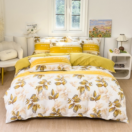 91家纺网 家纺一手货源 找家纺 （总）慕克斯家纺 2024新款植物羊绒印花四件套