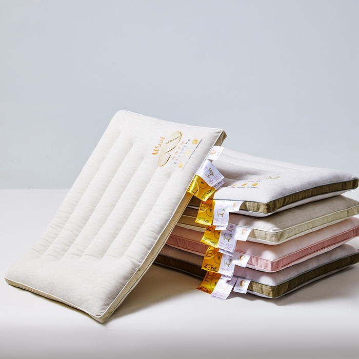 91家纺网 家纺一手货源 找家纺 （总）爱尚家枕芯 2024新款植物羊绒针织软糯呵护低枕枕头枕芯