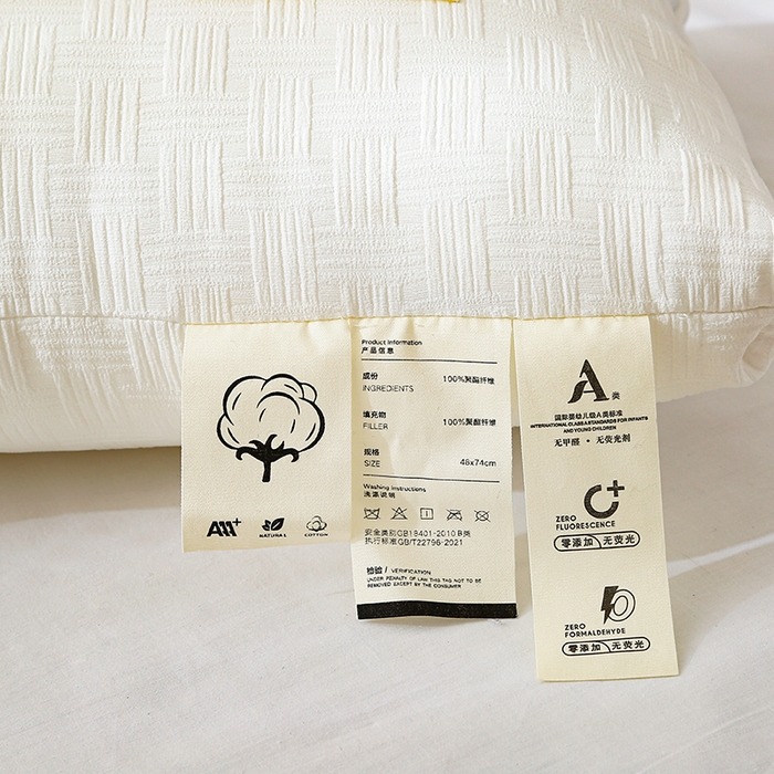 91家纺网 家纺一手货源 找家纺 （总）大熊枕芯 2024新款原棉华夫格针织枕头枕芯