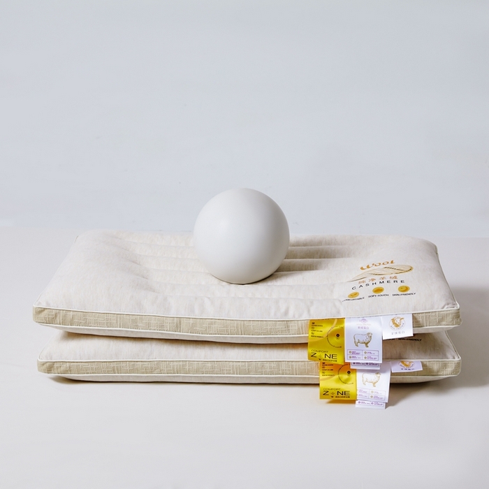 91家纺网 家纺一手货源 找家纺 （总）爱尚家枕芯 2024新款植物羊绒针织软糯呵护低枕枕头枕芯