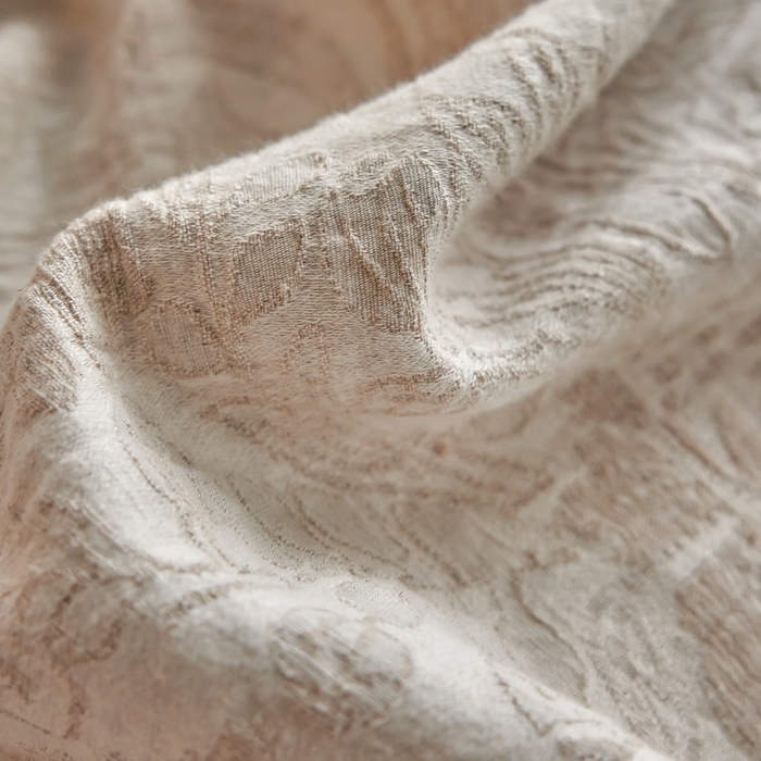 91家纺网 家纺一手货源 找家纺 安莱生活 2024爆款棉麻麻纱工艺款大提花四件套 如梦令