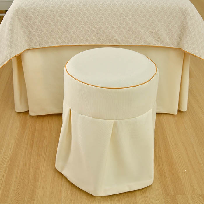 91家纺网 家纺一手货源 找家纺 莉人坊美容床罩批发 2024新款锦绣贝壳麻美容床罩系列 锦绣贝壳麻拼米黄