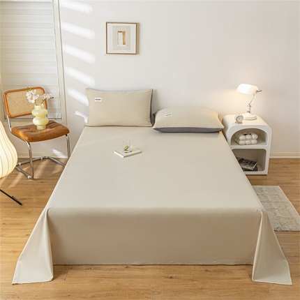 91家纺网 家纺一手货源 找家纺 （总）佳汐蓝家纺 2024新款全棉水洗棉贴标单床单