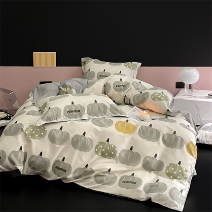 91家纺网 家纺一手货源 找家纺 （总）由丽家纺 2025新款柔棉印花四件套系列