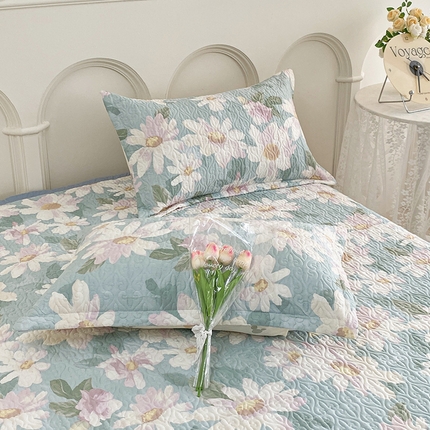 91家纺网 家纺一手货源 找家纺 梦精灵家纺 2025新款40支60支全棉枕套升级加厚夹棉隔脏神器单品枕套 繁花相见