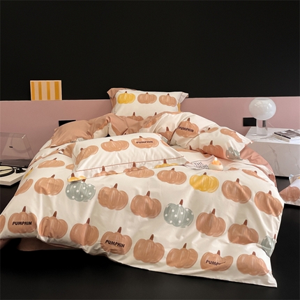 91家纺网 家纺一手货源 找家纺 （总）由丽家纺 2025新款柔棉印花四件套系列