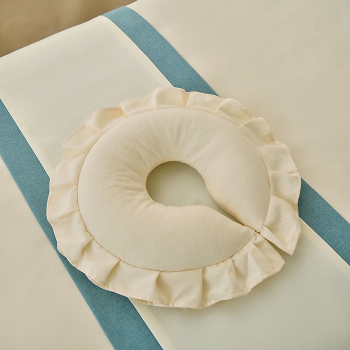 91家纺网 家纺一手货源 找家纺 莉人坊美容床罩批发 2024新款棉麻美容床罩诗菲丽人系列 诗菲丽人米黄