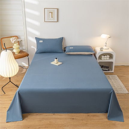 91家纺网 家纺一手货源 找家纺 （总）佳汐蓝家纺 2024新款全棉水洗棉贴标单床单