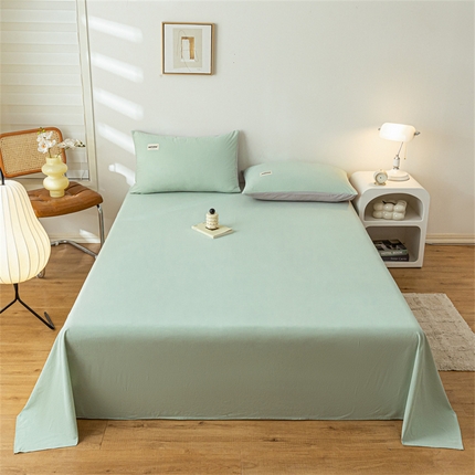 91家纺网 家纺一手货源 找家纺 （总）佳汐蓝家纺 2024新款全棉水洗棉贴标单床单