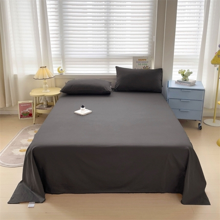 91家纺网 家纺一手货源 找家纺 （总）2024新款全棉简约纯色床单