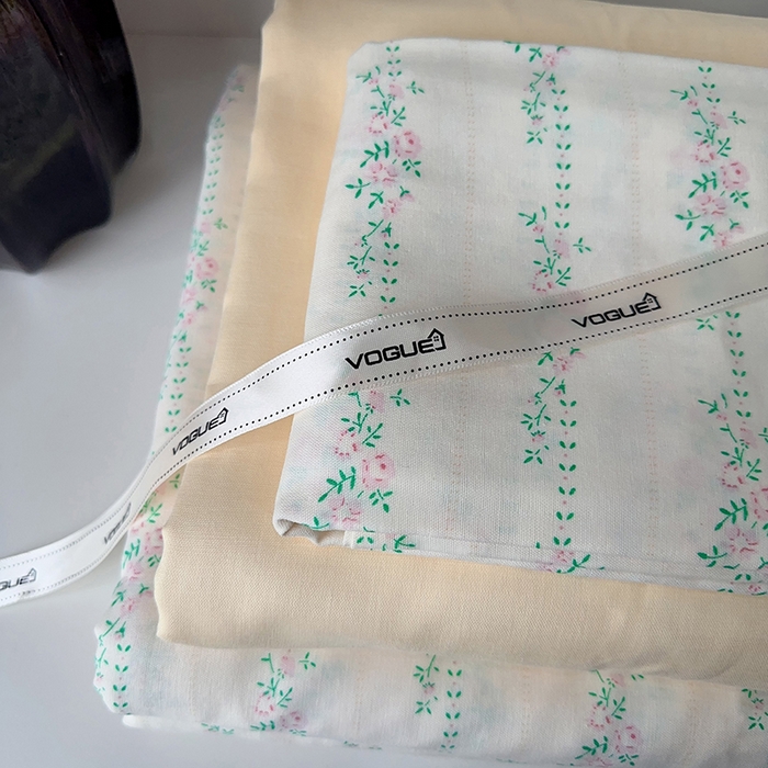 91家纺网 家纺一手货源 找家纺 麦伦家居 2024春夏新品全棉有氧双层纱印花系列四件套（叠拍图）枕边话