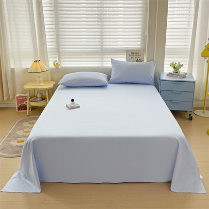 91家纺网 家纺一手货源 找家纺 （总）2024新款全棉简约纯色床单