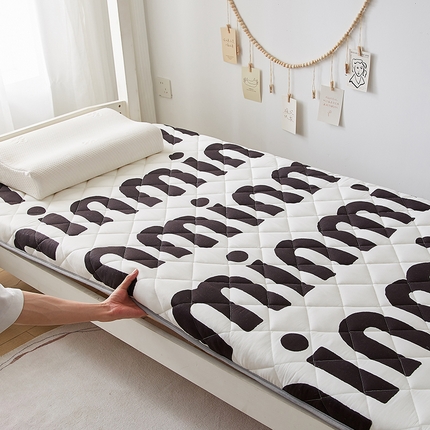 91家纺网 家纺一手货源 找家纺 （总）2025新款磨毛印花床垫防滑床垫-学生床