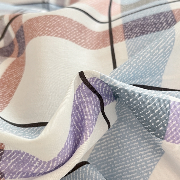 91家纺网 家纺一手货源 找家纺 2024新款全棉印花三件套学生宿舍床三件套上下铺床单被套 布兰迪