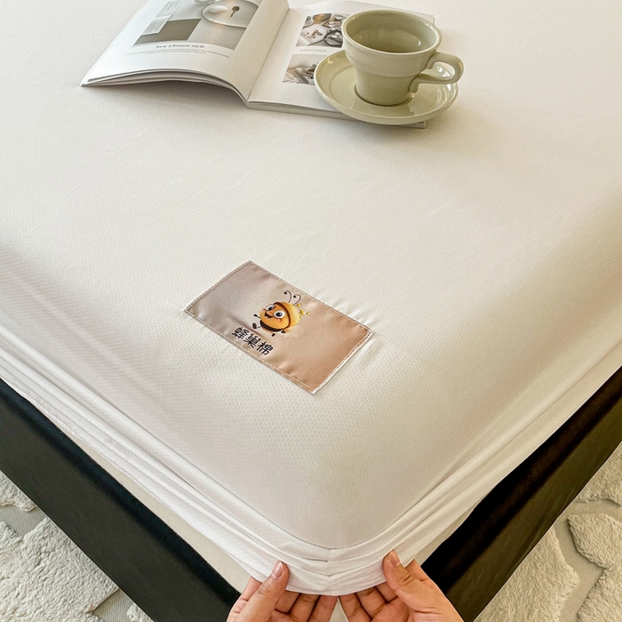 91家纺网 家纺一手货源 找家纺 豪选 2025新款A类蜂巢棉抗菌床笠（全网全供） 蜂巢五星酒店白