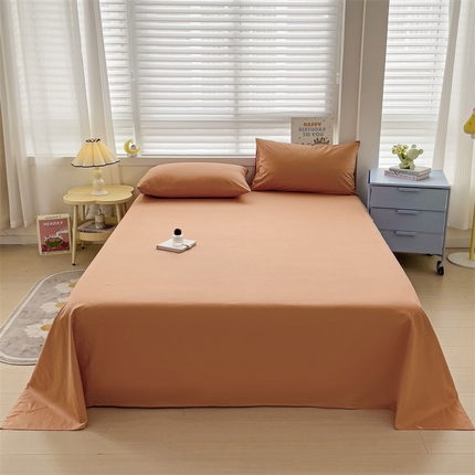 91家纺网 家纺一手货源 找家纺 （总）2024新款全棉简约纯色床单