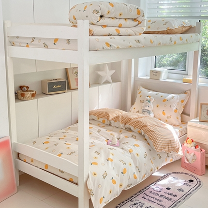 91家纺网 家纺一手货源 找家纺 （总）2024新款全棉印花三件套学生宿舍床三件套上下铺床单被套