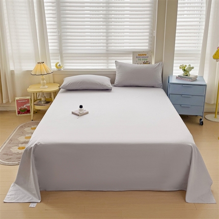 91家纺网 家纺一手货源 找家纺 （总）2024新款全棉简约纯色床单