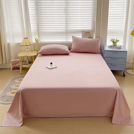 91家纺网 家纺一手货源 找家纺 （总）2024新款全棉简约纯色床单