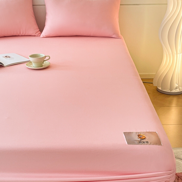 91家纺网 家纺一手货源 找家纺 豪选 2025新款A类蜂巢棉抗菌床笠（全网全供） 蜂巢缤纷玉