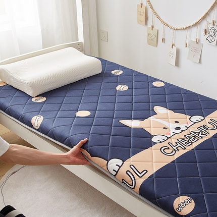 91家纺网 家纺一手货源 找家纺 （总）2025新款磨毛印花床垫防滑床垫-学生床