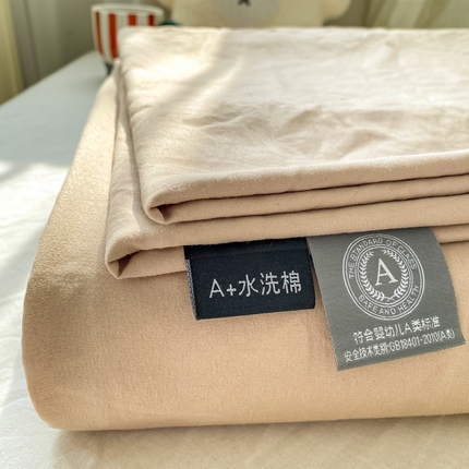 91家纺网 家纺一手货源 找家纺 （总）芷凡家纺 2024新款A类水洗云朵棉纯色床单