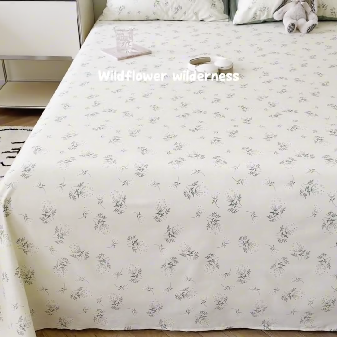 91家纺网 家纺一手货源 找家纺 名兮家居 2024年新款全棉床单 妃子笑