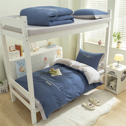 91家纺网 家纺一手货源 找家纺 （总）新款亲肤水洗棉学生季三件套-洛伊