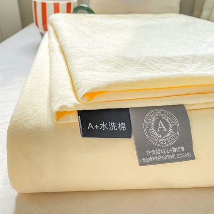 91家纺网 家纺一手货源 找家纺 （总）芷凡家纺 2024新款A类水洗云朵棉纯色床单