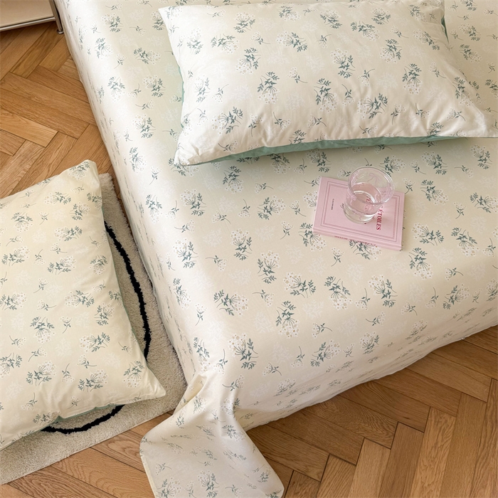 91家纺网 家纺一手货源 找家纺 名兮家居 2024年新款全棉床单 妃子笑