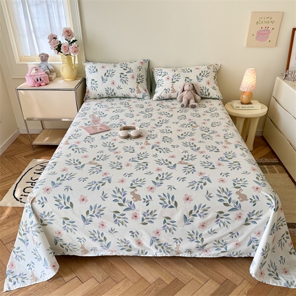 名兮家居 2024年新款全棉床单 轻纱漫舞
