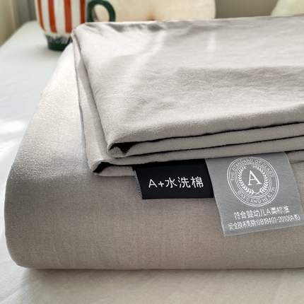 91家纺网 家纺一手货源 找家纺 （总）芷凡家纺 2024新款A类水洗云朵棉纯色床单