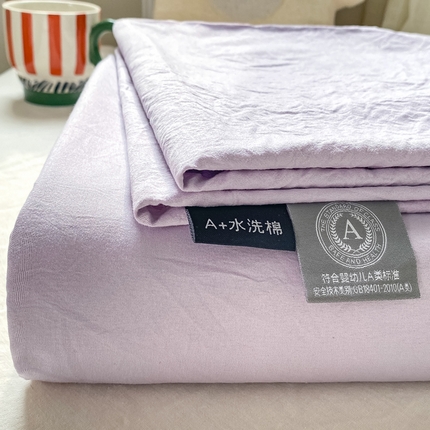 91家纺网 家纺一手货源 找家纺 （总）芷凡家纺 2024新款A类水洗云朵棉纯色床单