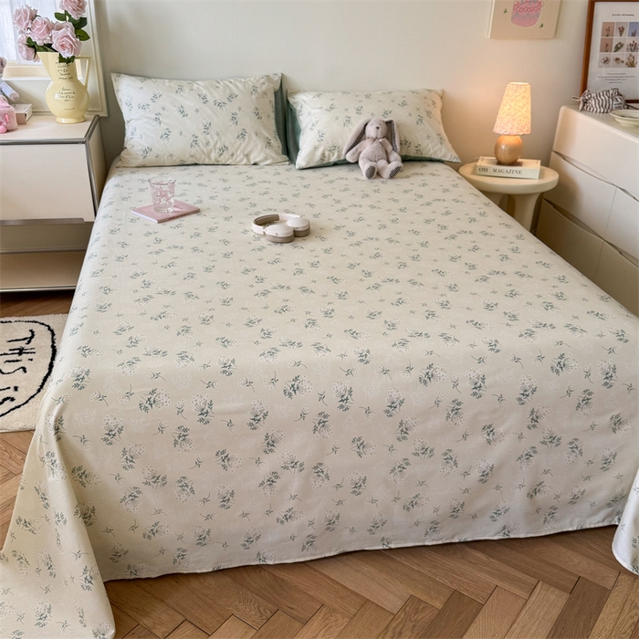 91家纺网 家纺一手货源 找家纺 名兮家居 2024年新款全棉床单 妃子笑