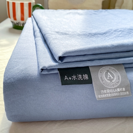 91家纺网 家纺一手货源 找家纺 （总）芷凡家纺 2024新款A类水洗云朵棉纯色床单