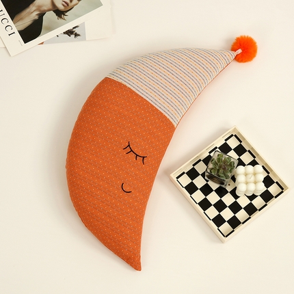 91家纺网 家纺一手货源 找家纺 （总）明星枕业 2024新款全棉双层纱荞麦枕月亮枕抱枕腰托枕单人午睡枕头可拆洗月牙小枕芯