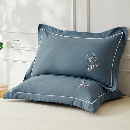 丰淘 2024新款向阳花开枕套 向阳花开-蔚蓝