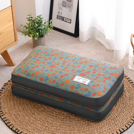 91家纺网 家纺一手货源 找家纺 （总）织布人 2024新款荞麦枕全棉双层纱百福枕护颈纳福平安健康荞麦枕头