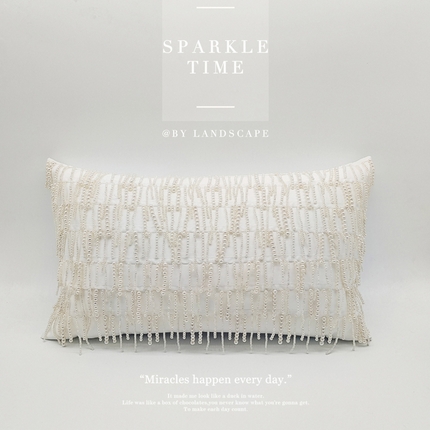 （总）澜屿 新款微光珍珠小抱枕