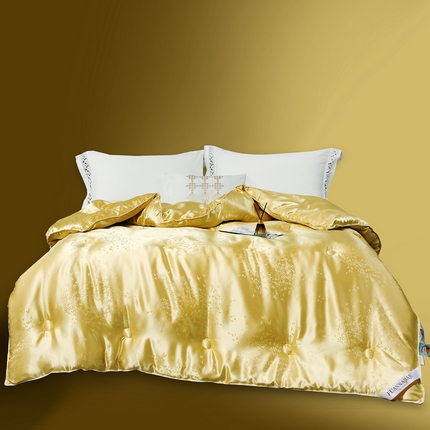 91家纺网 家纺一手货源 找家纺 （总）莉雅居 2024新款直播贡缎黄金子被芯春秋被夏被空调被加厚秋冬被