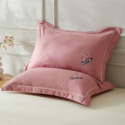 丰淘 2024新款向阳花开枕套 向阳花开-豆沙