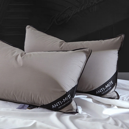 91家纺网 家纺一手货源 找家纺 （总）糖果枕芯 2024新款全棉防螨抗菌纤维酒店枕芯